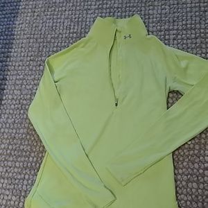 Half-zip long-sleeved top